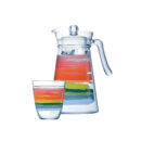 დეკანტერი ჭიქებით 1x7 Color Pencil Luminarc