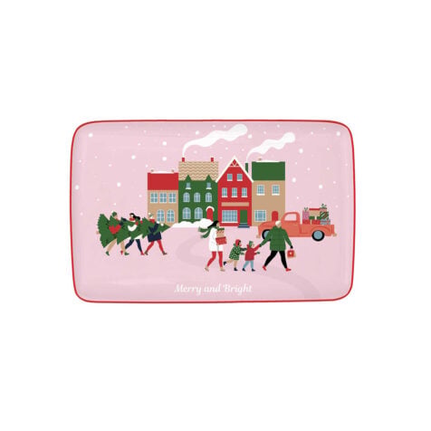 Easy Life Christmas Twist Tray 22x14 CM
