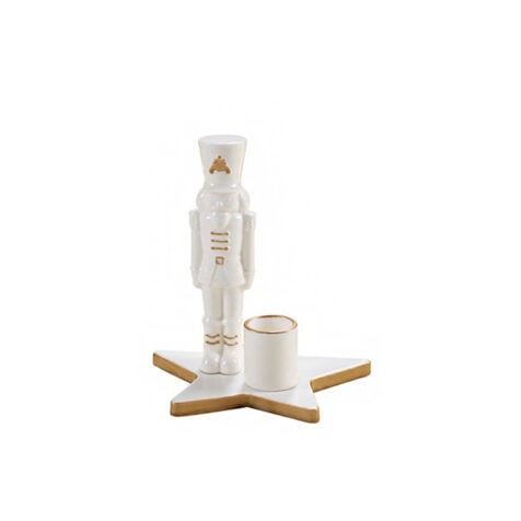 Mascagni Casa Christmas Candleholder Nutcracker 14.5 CM
