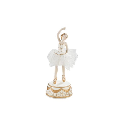Mascagni Casa Christmas Decoration Spring Music Box With Ballerina 22 CM