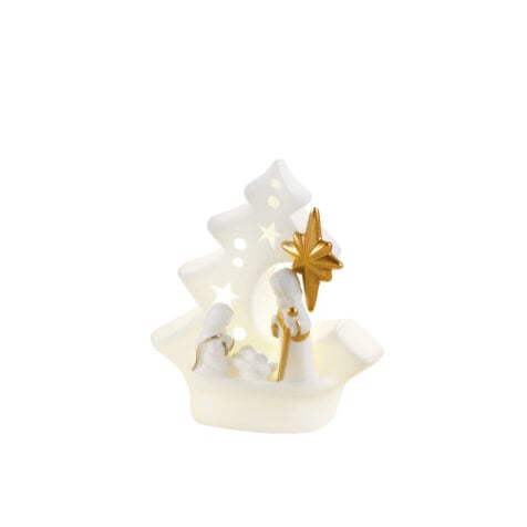 Mascagni Casa Christmas Decoration Angel With Led 12.5 CM