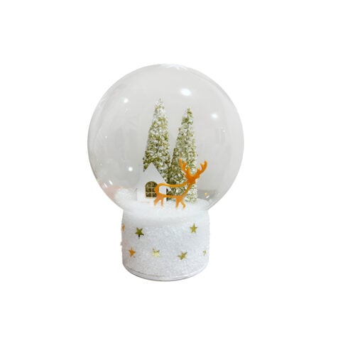 Mascagni Casa Christmas Decoration With Tree And Deer 15 CM