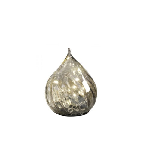 Mascagni Casa Christmas Decoration Ampoule With Led Glass 15 CM
