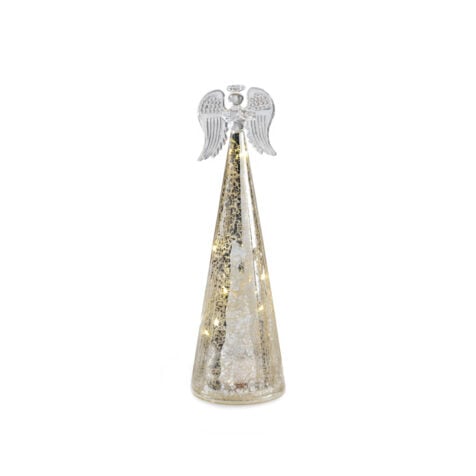 Mascagni Casa Christmas Decorative Figure Angel With Led 29 CM