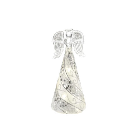 Mascagni Casa Christmas Decorative Figure Angel With Lec 20 CM