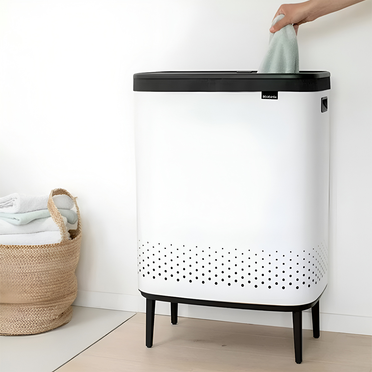 Brabantia Bo Laundry Bin Hi 2x45 L - Image 5