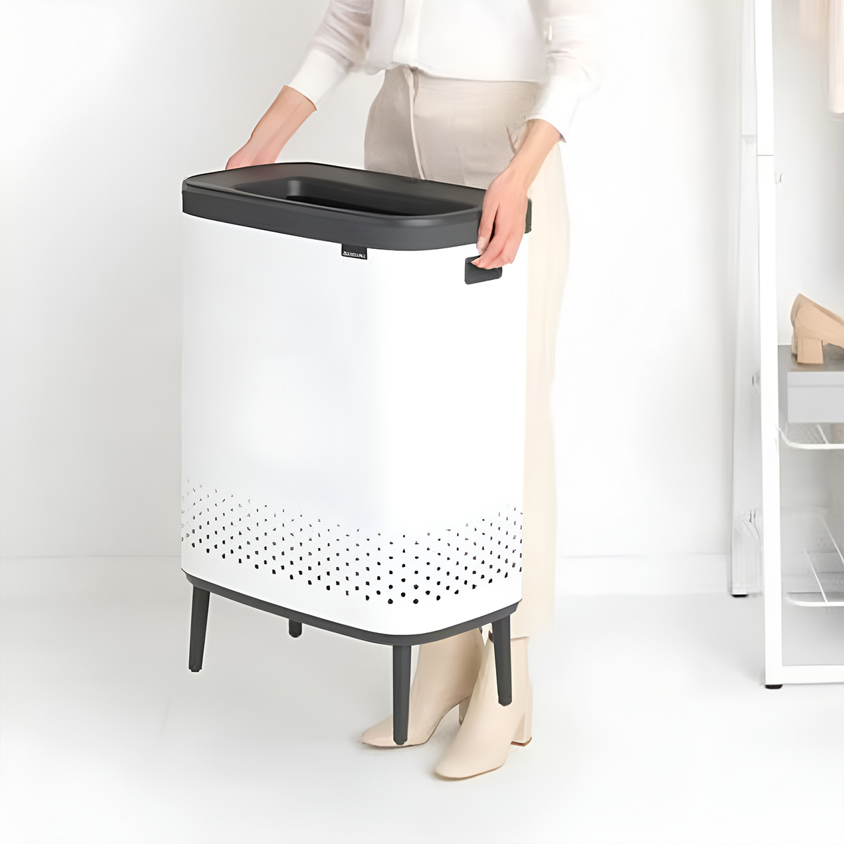 Brabantia Bo Laundry Bin Hi 2x45 L - Image 6