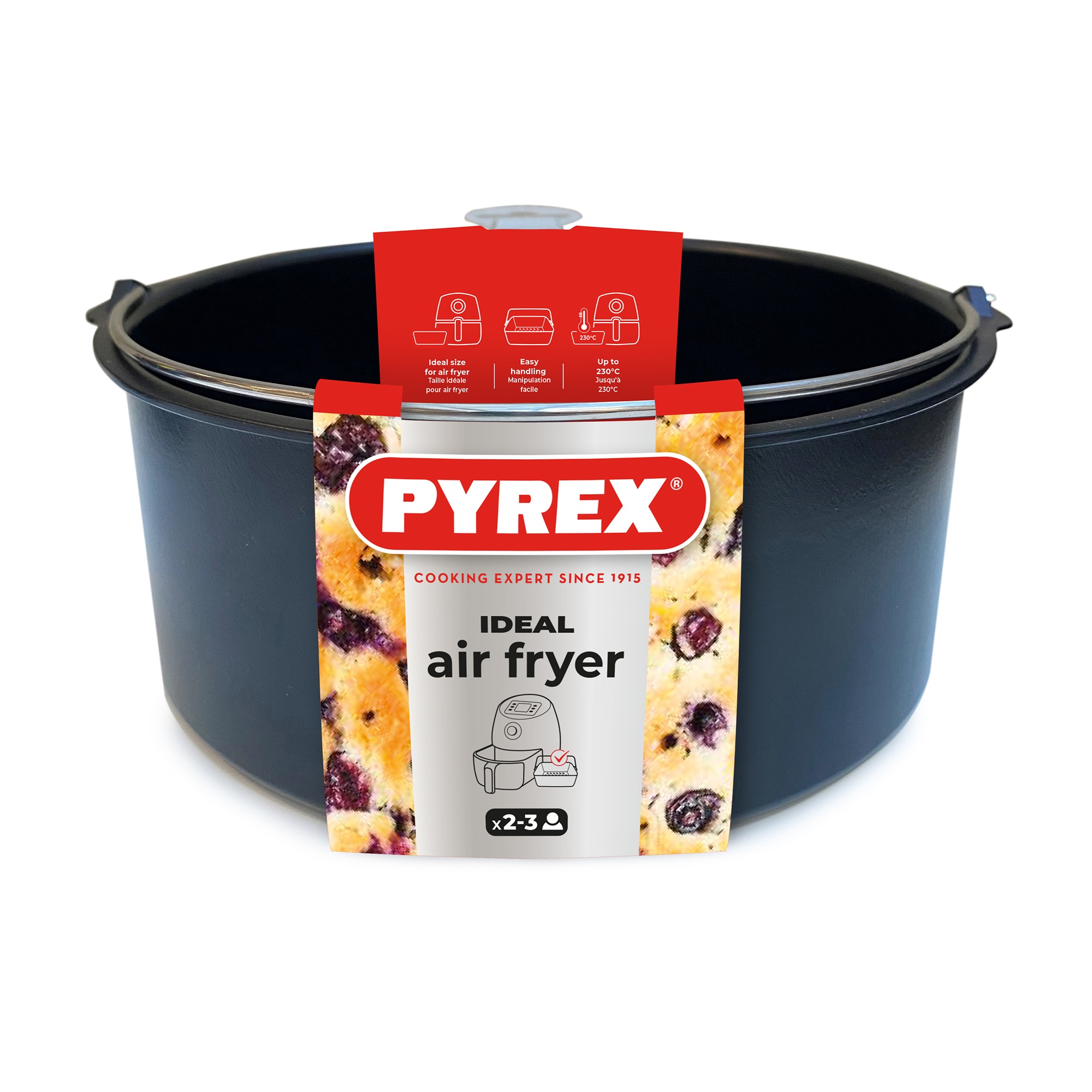 საცხობი ფორმა მეტალის 20x19სმ Air Fryer Pyrex - Image 4