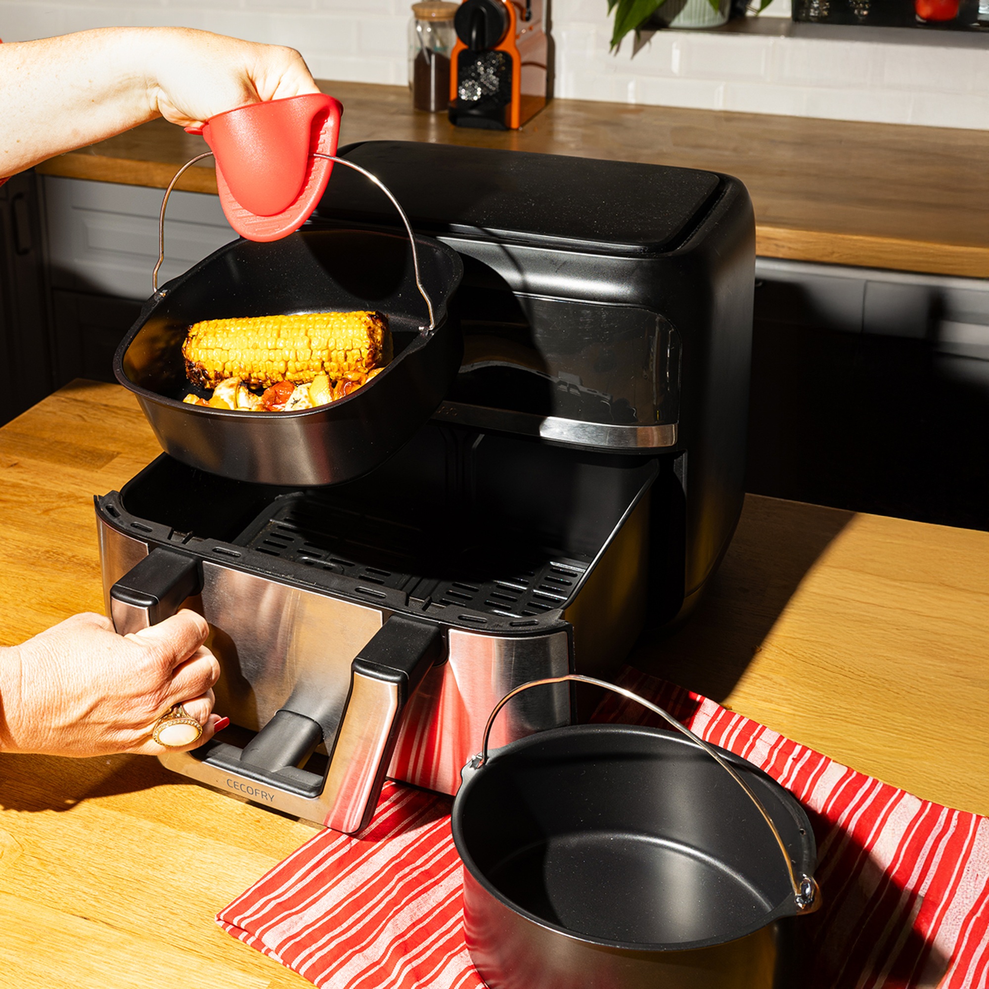 საცხობი ფორმა მეტალის 20x19სმ Air Fryer Pyrex - Image 7