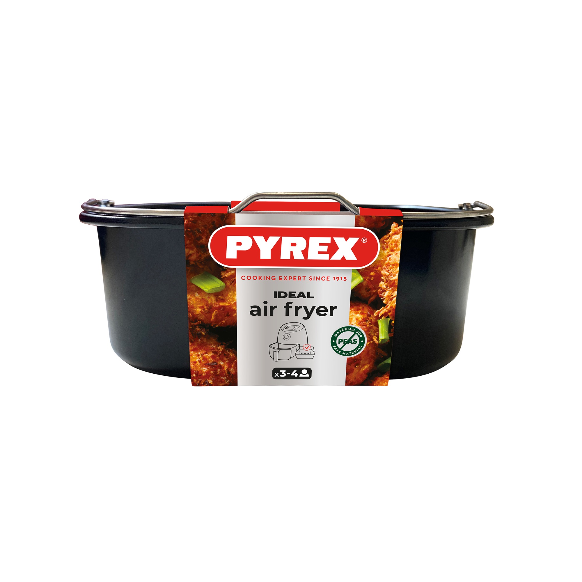 საცხობი ფორმა მეტალის 22x21სმ Air Fryer Pyrex - Image 2