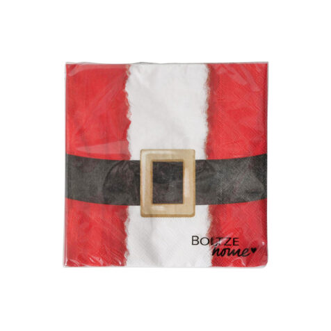 Boltze Cristmas Santa Napkins 16.5x16.5 CM 11x20