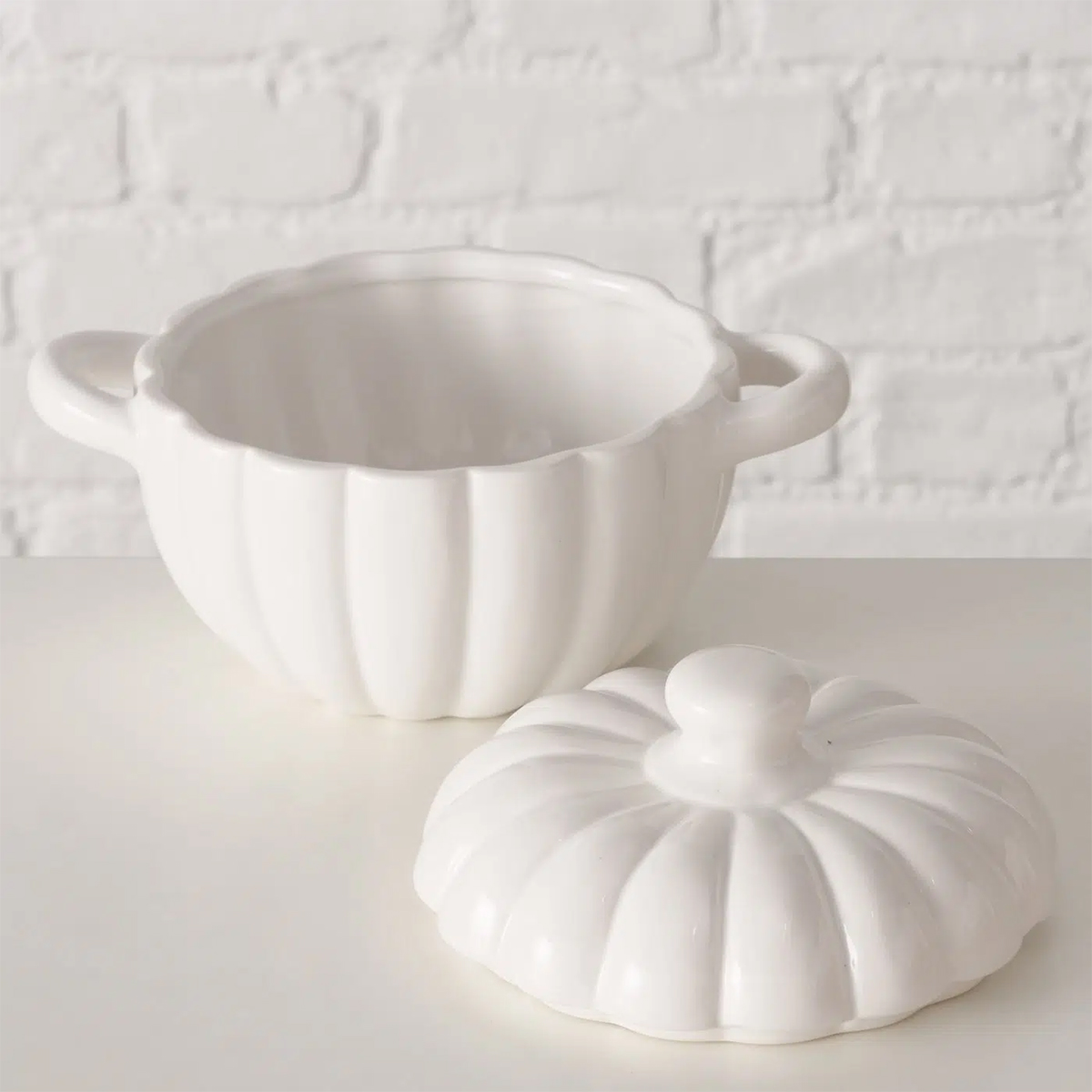 Boltze Pumpkin-shaped Ceramic Baking Dish 650 ML - Image 3