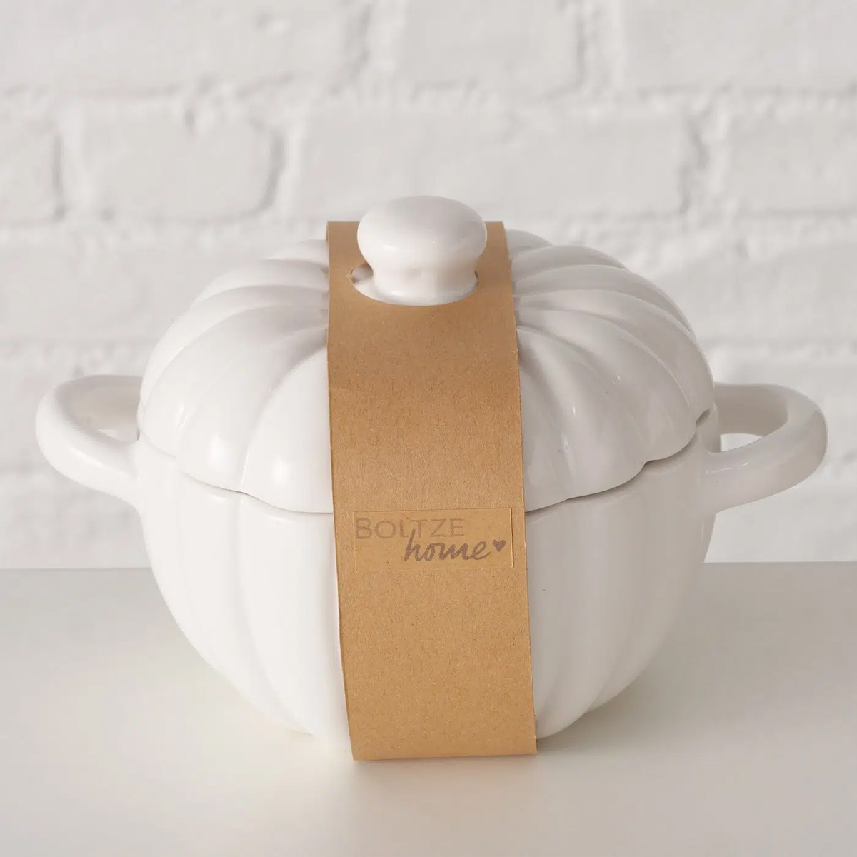 Boltze Pumpkin-shaped Ceramic Baking Dish 650 ML - Image 4