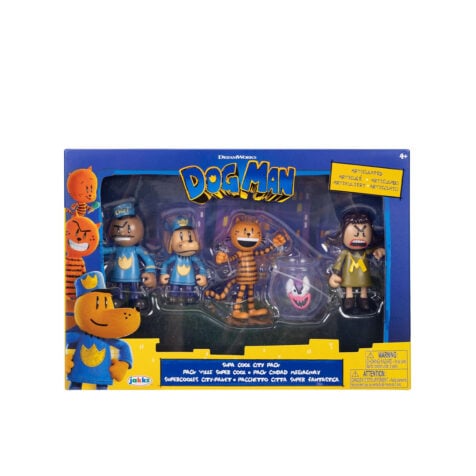 ფიგურების ნაკრები 1x5 Supa Cool City Pack Dog Man Jakks Pacific
