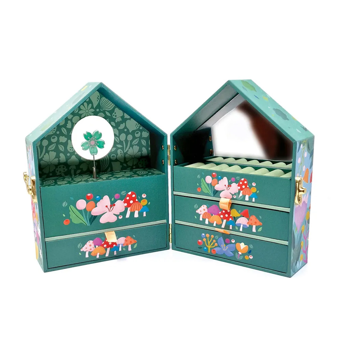 მუსიკალური ზარდახშა სარკით სახლის ფორმის Tree House Svoora - Image 2