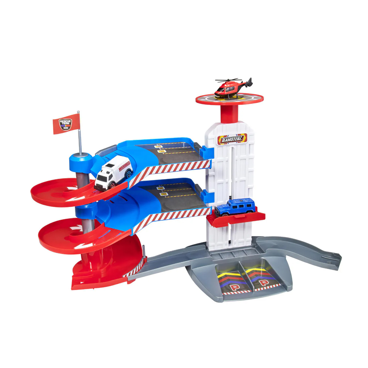 HTI Toys Teamsterz Emergency City Park & Drive Garage Play Set - Image 2