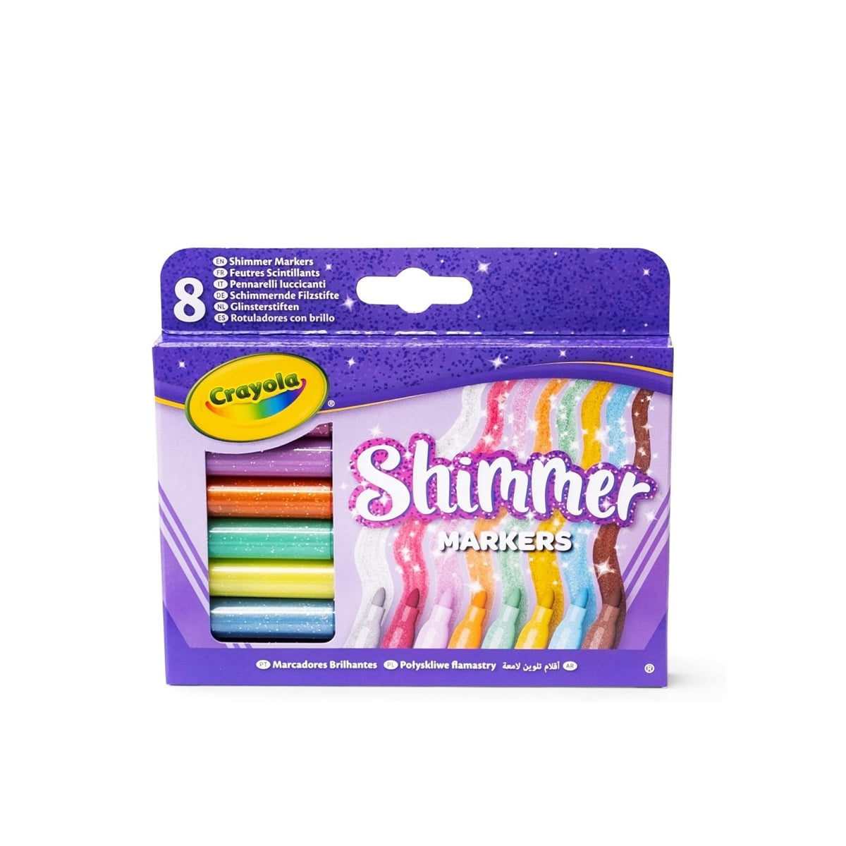 Crayola Glitter Markers 1x8