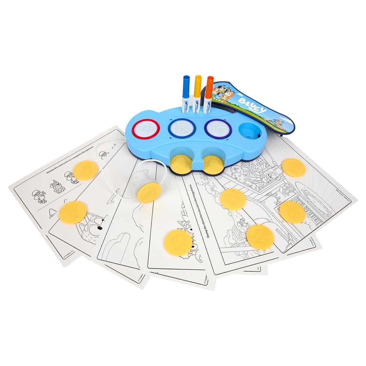 Crayola Color Wonder Bluey Light-Up Stamper - Image 3