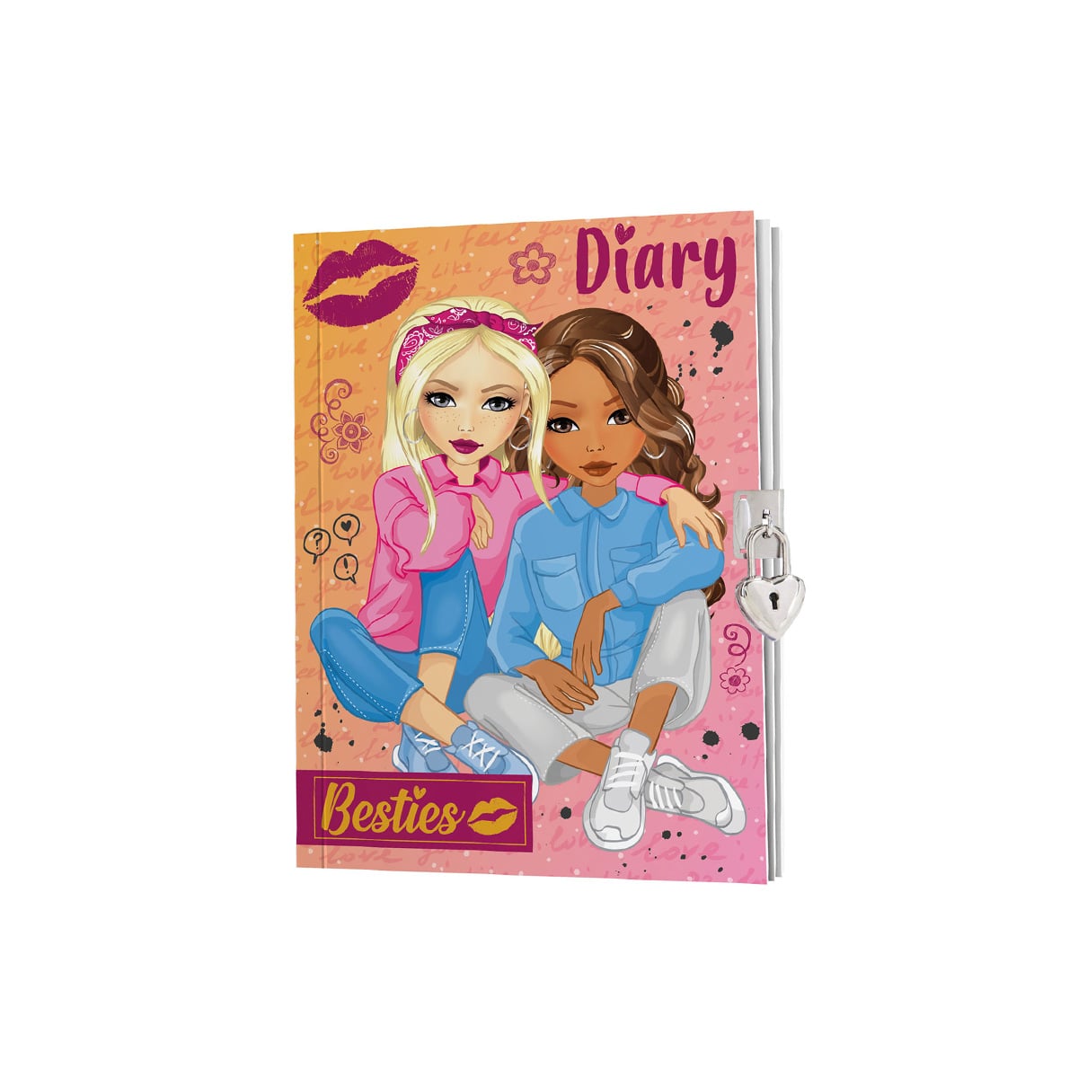 Creative Craft Group-Besties Diary A5 With Lock