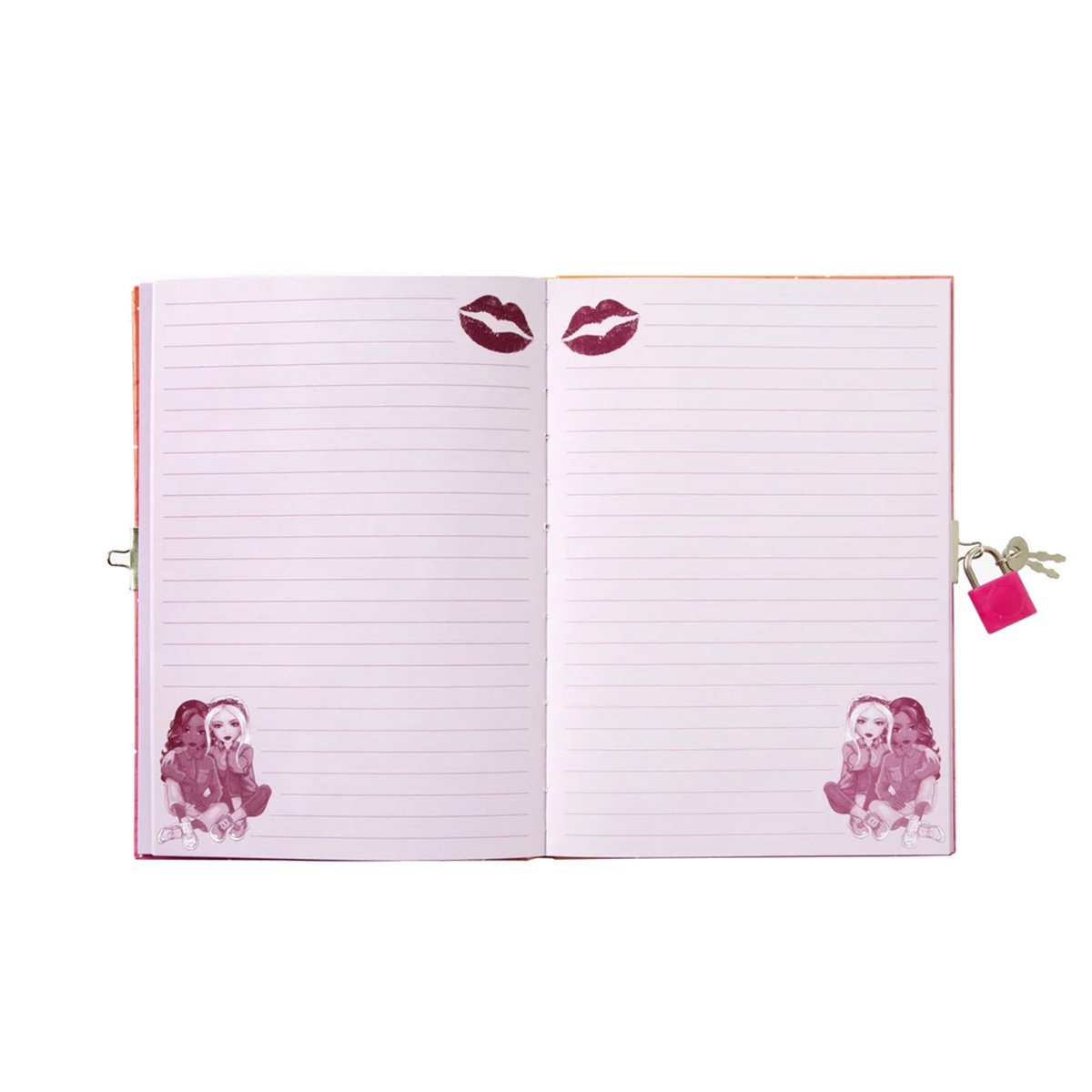 Creative Craft Group-Besties Diary A5 With Lock - Image 2