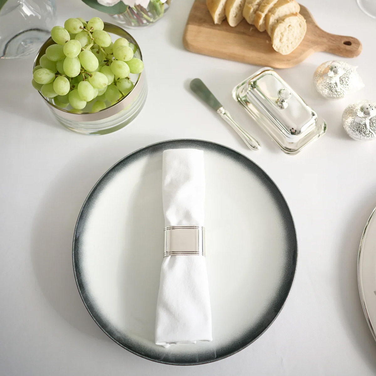 Edzard Napkin Rings Silver-plated 5 CM 1x4 - Image 4