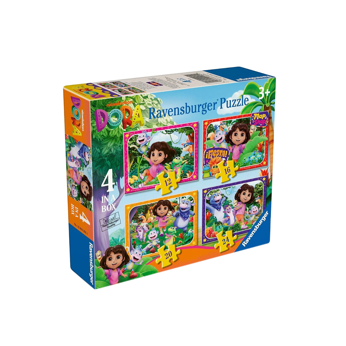 ფაზლი 12-16-20-24 ნაწილით Dora the Explorer Ravensburger