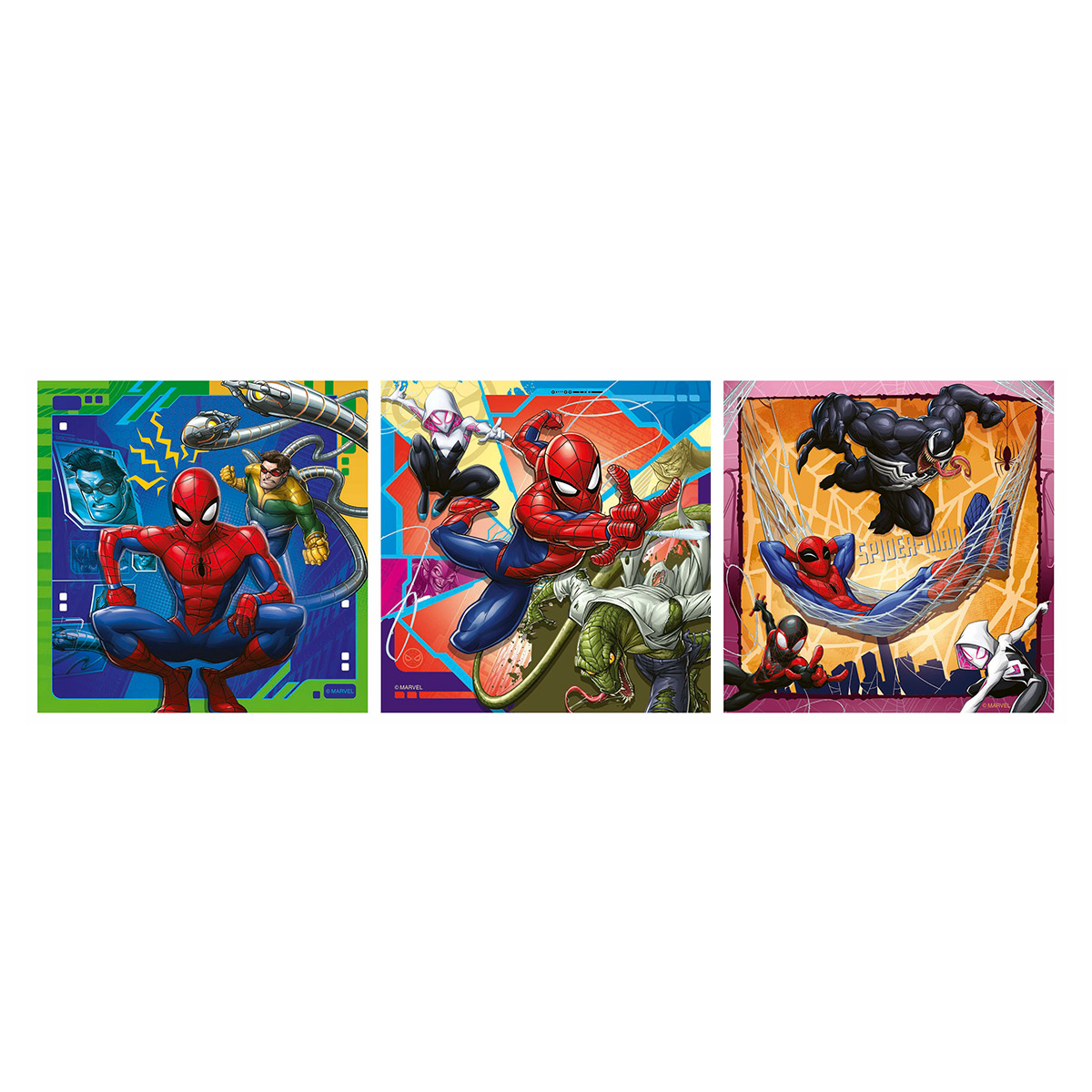 ფაზლი 3x49 ნაწილით Marvel Spiderman Ravensburger - Image 5