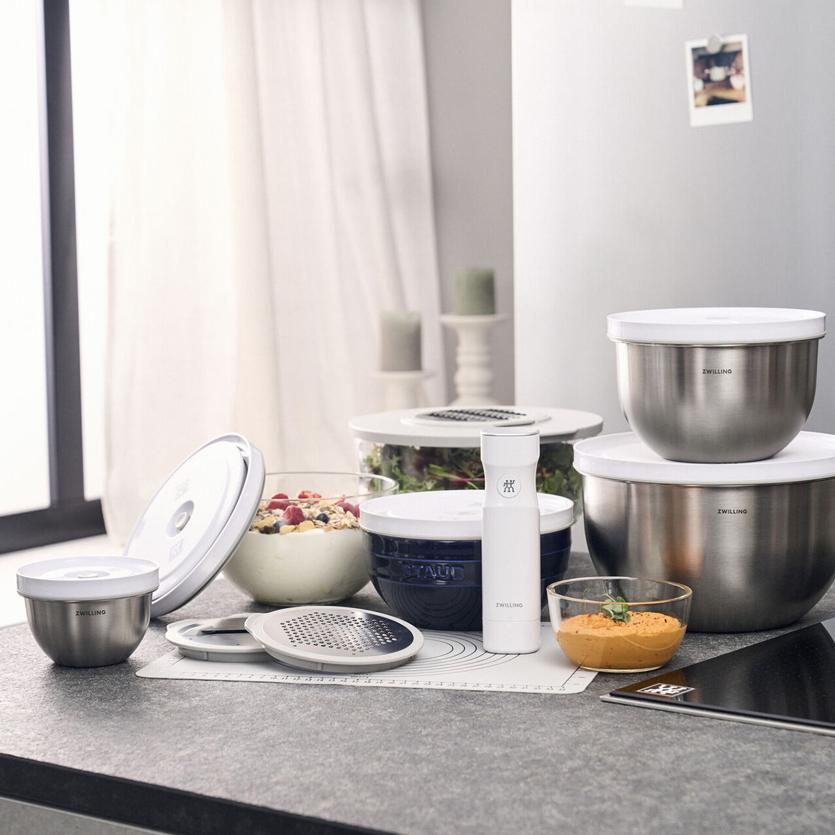 რეზერვუარი ვაკუუმით უჟანგავი ფოლადის 12x12x8 სმ Fresh & Save Zwilling - Image 7