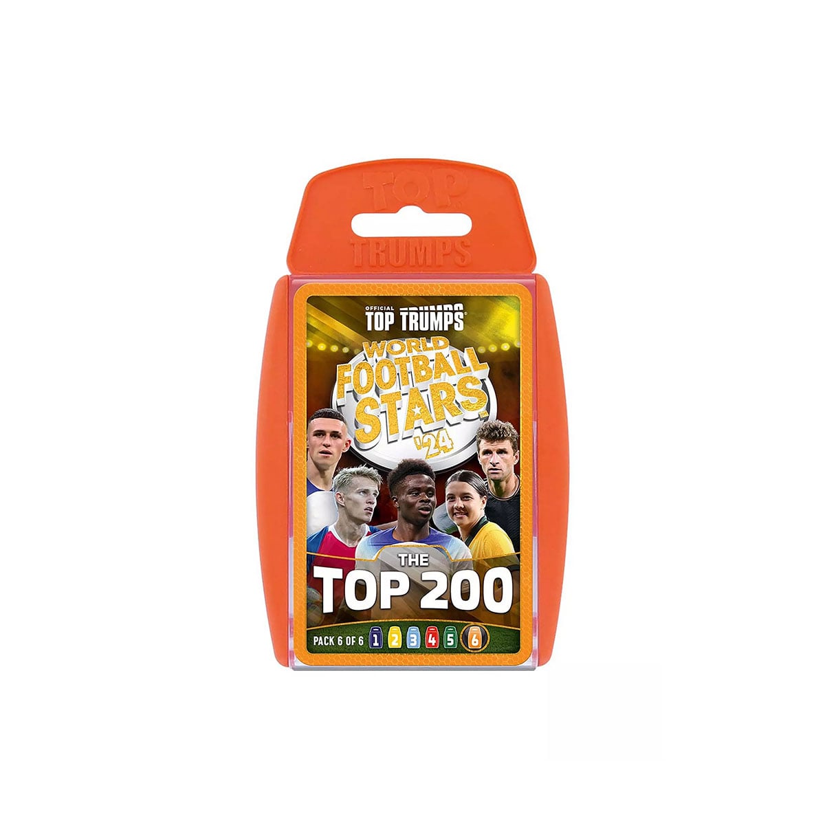 ინფორმაციული ბარათები World Football Stars Top 200 Starter Kit Pack 6 Winning Moves