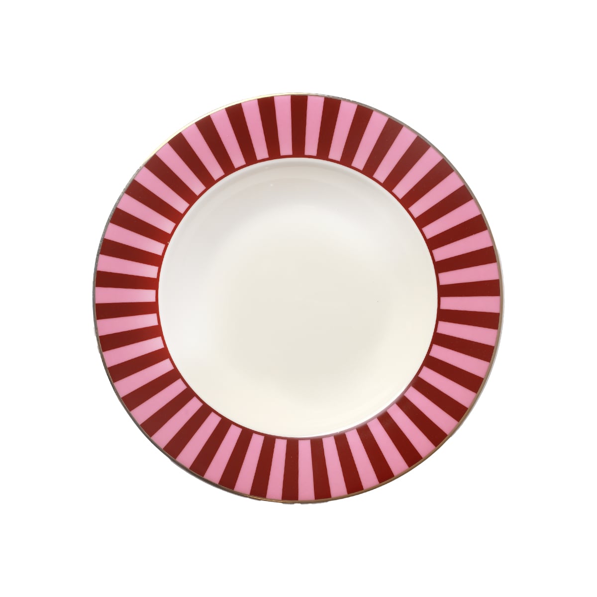 Super Color Stripe Porcelain Plate 22 CM