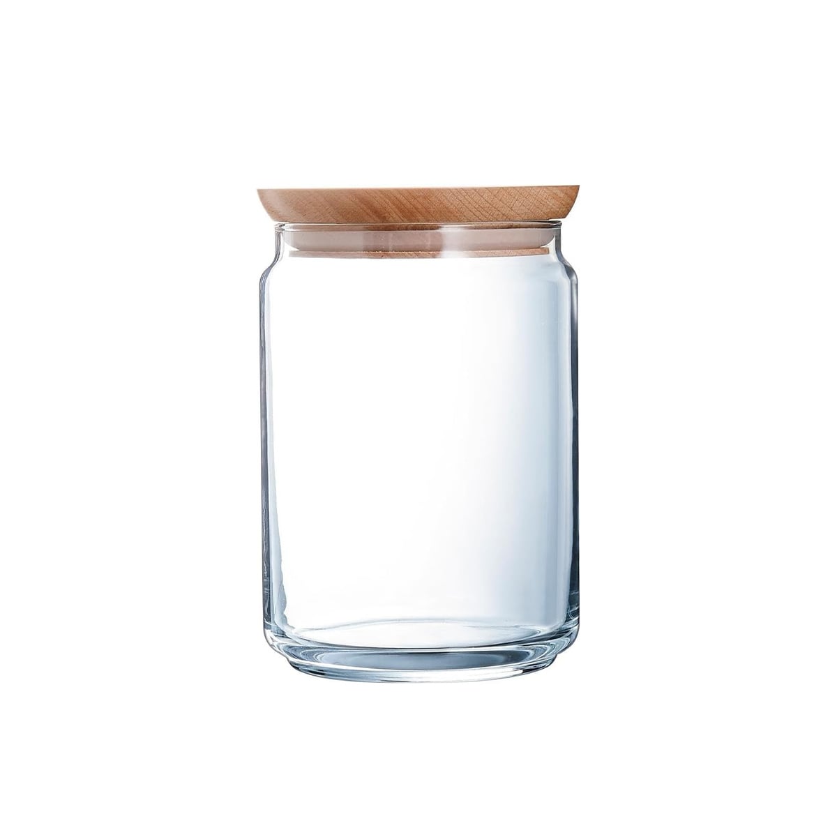 Luminarc Pure Jar With Wood Lid 1.0 L