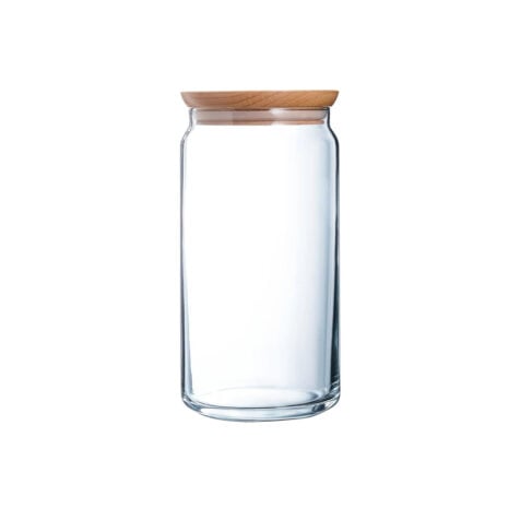 Luminarc Pure Jar With Wood Lid 1.5 L