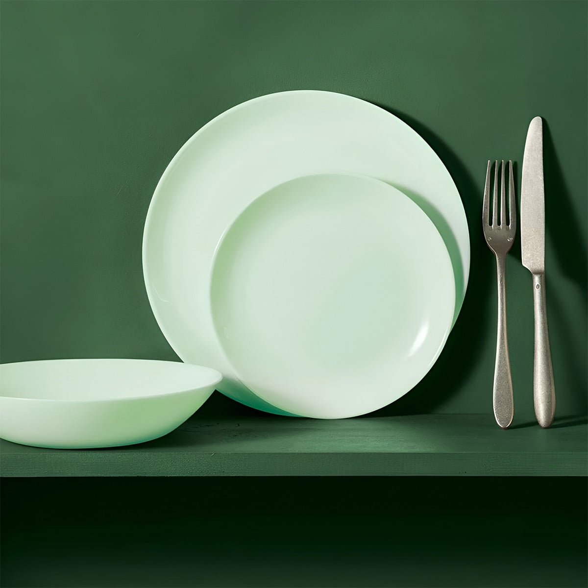ნაკრები სადილის 1x12 Diwali Paradise Green Luminarc - Image 8