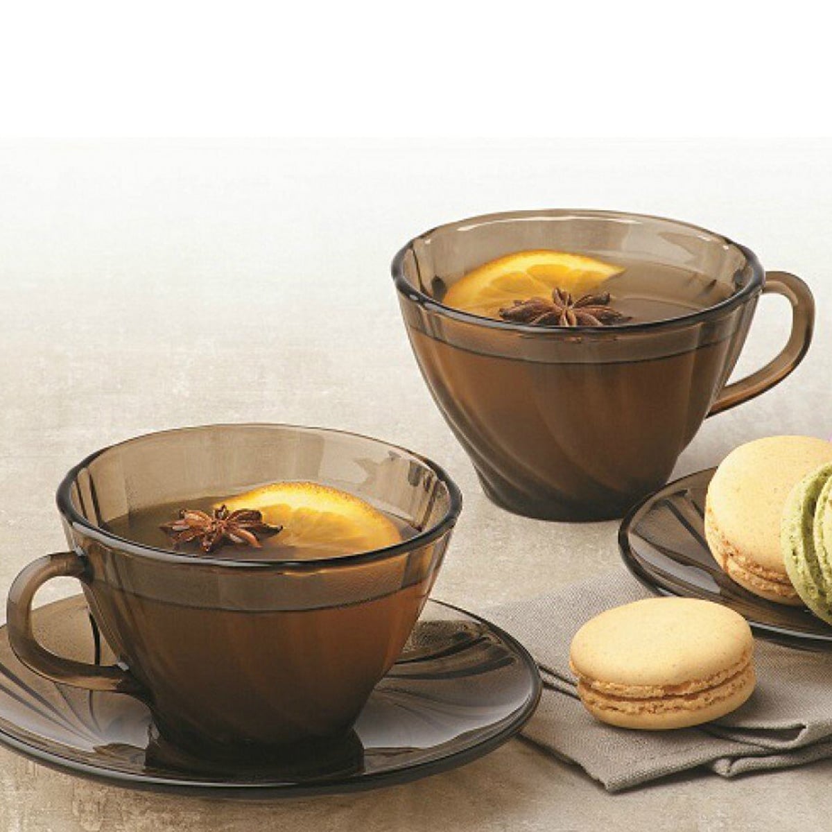 Duralex Beau Rivage Creole Cup with Plate 180ML 1x6 - Image 5