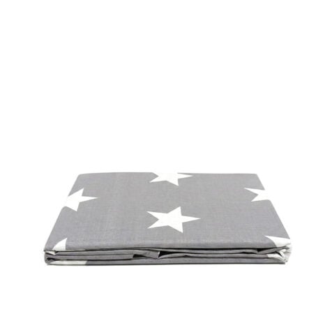 საბნის პირი 150x200 სმ Grey & White Star Super