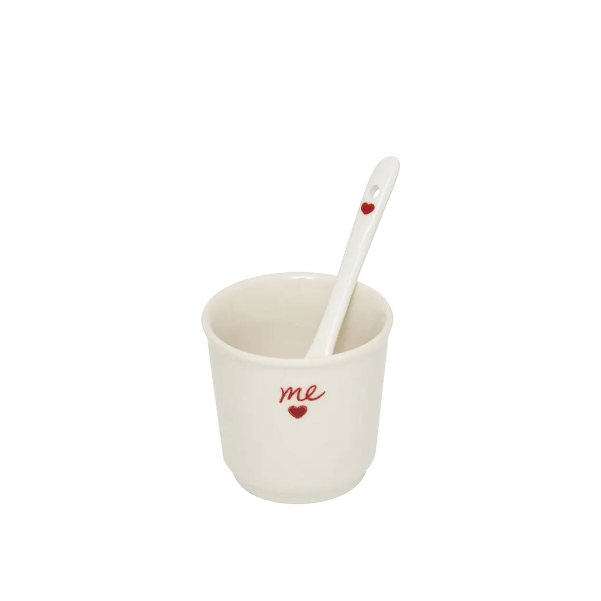 ჭიქა კოვზით კერამიკის 100 მლ 1x2 Secret de Gourmet - Image 3