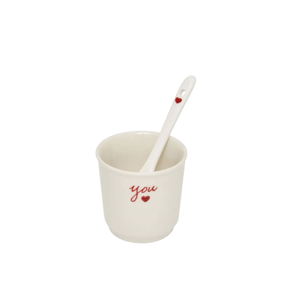 ჭიქა კოვზით კერამიკის 100 მლ 1x2 Secret de Gourmet - Image 2