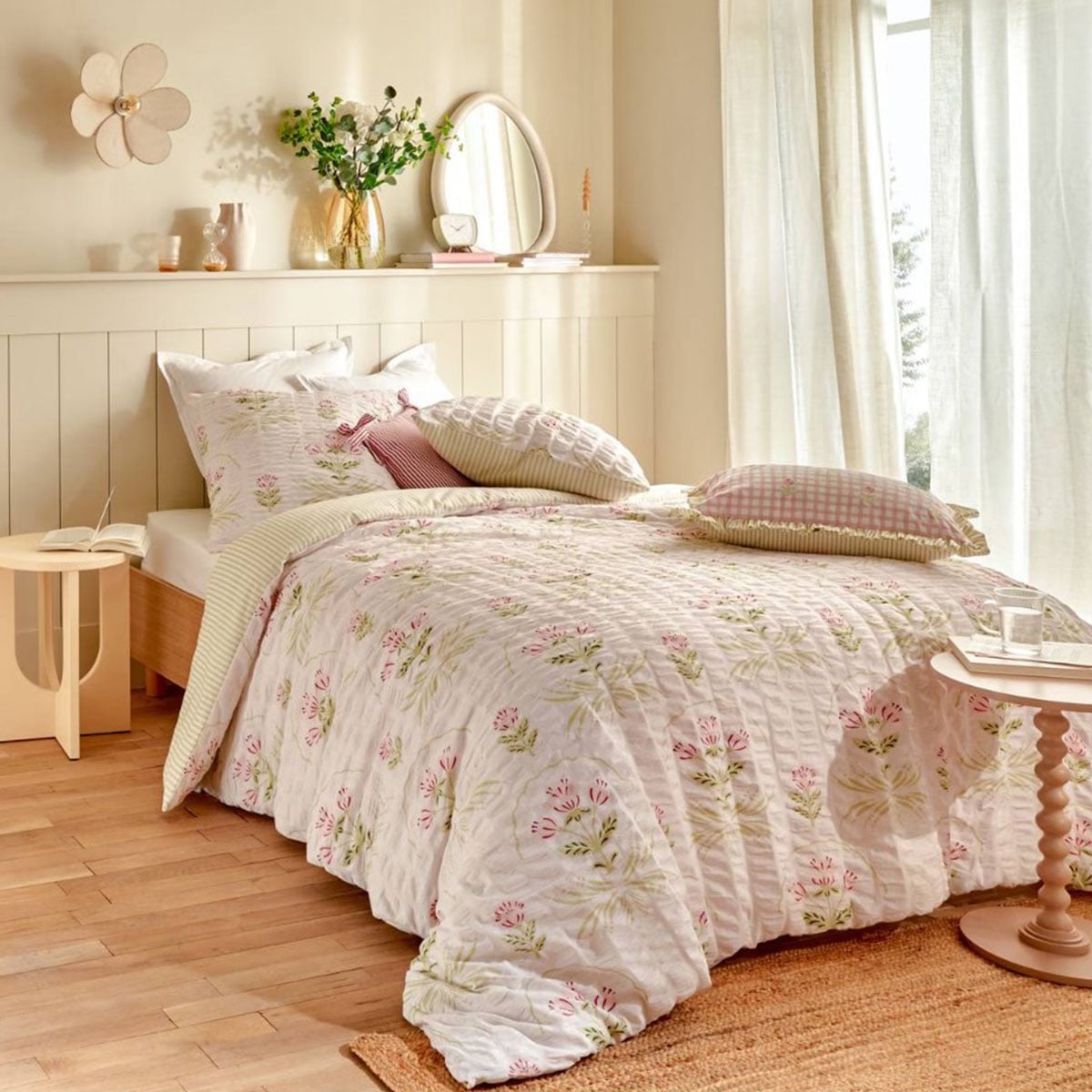 Atmosphera Rose Flower Bedding Set 240×220 CM - Image 7
