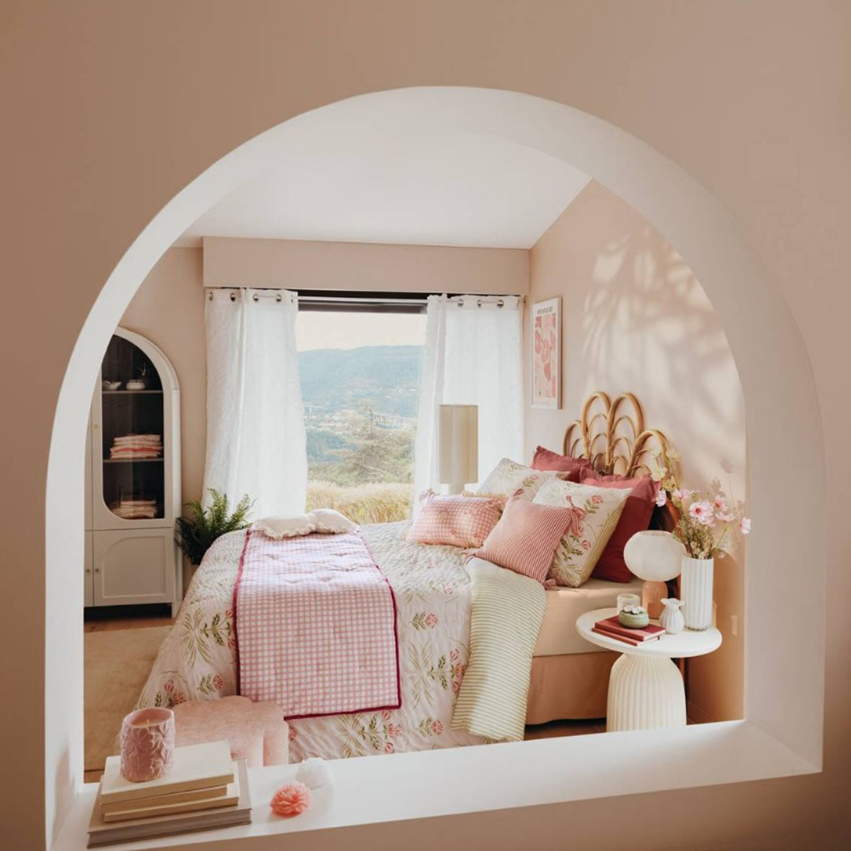 Atmosphera Rose Flower Bedding Set 240×220 CM - Image 2