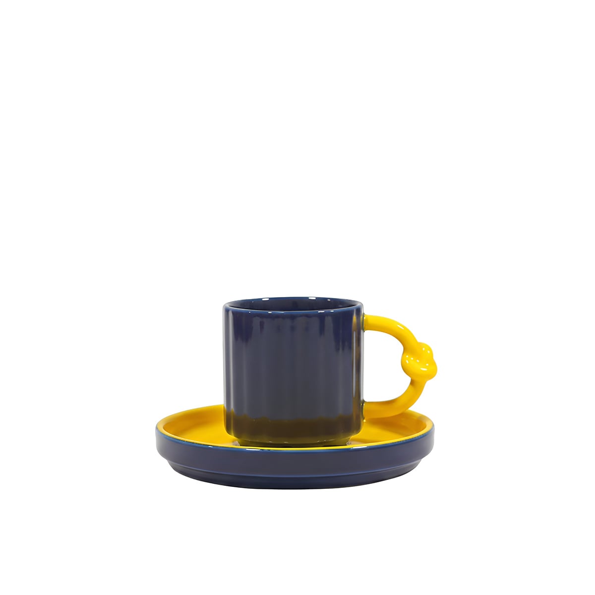 ფინჯანი ლამბაქით ფაიფურის 120 მლ Color Pop Super