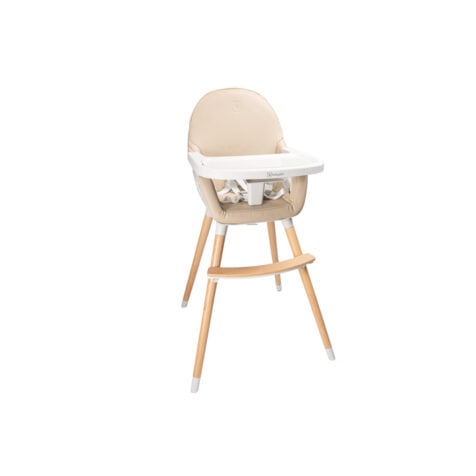 ბავშვის საკვები სკამ-მაგიდა Highchair Skandi BabyGo Beige