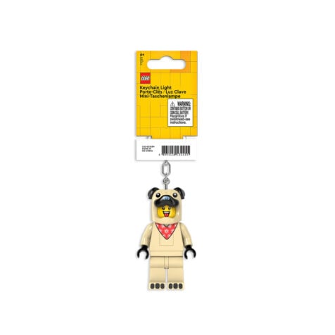 Lego-Minifigures Animals Keychain With Led Light Dog 7.6 CM