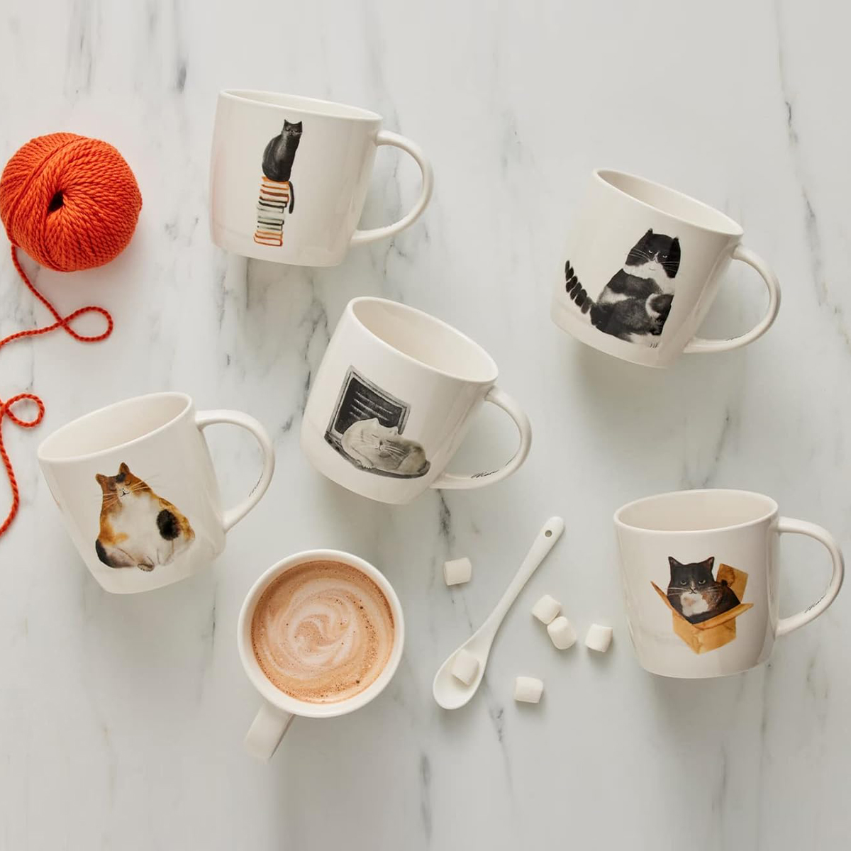 Maxwell & Williams Feline Friends Porcelain Mug With Cat Design 400 ML - Image 3