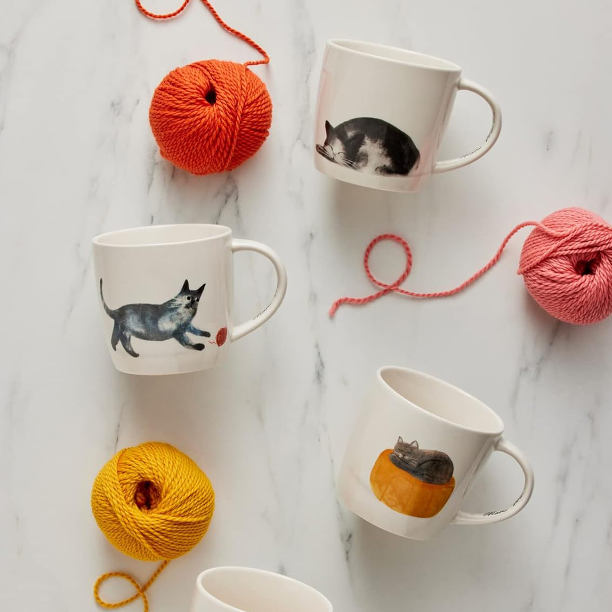 Maxwell & Williams Feline Friends Porcelain Mug With Cat Design 400 ML - Image 4