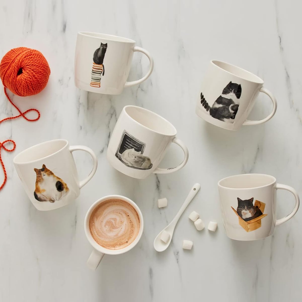 Maxwell & Williams Feline Friends Porcelain Mug With Cat Design 400 ML - Image 3