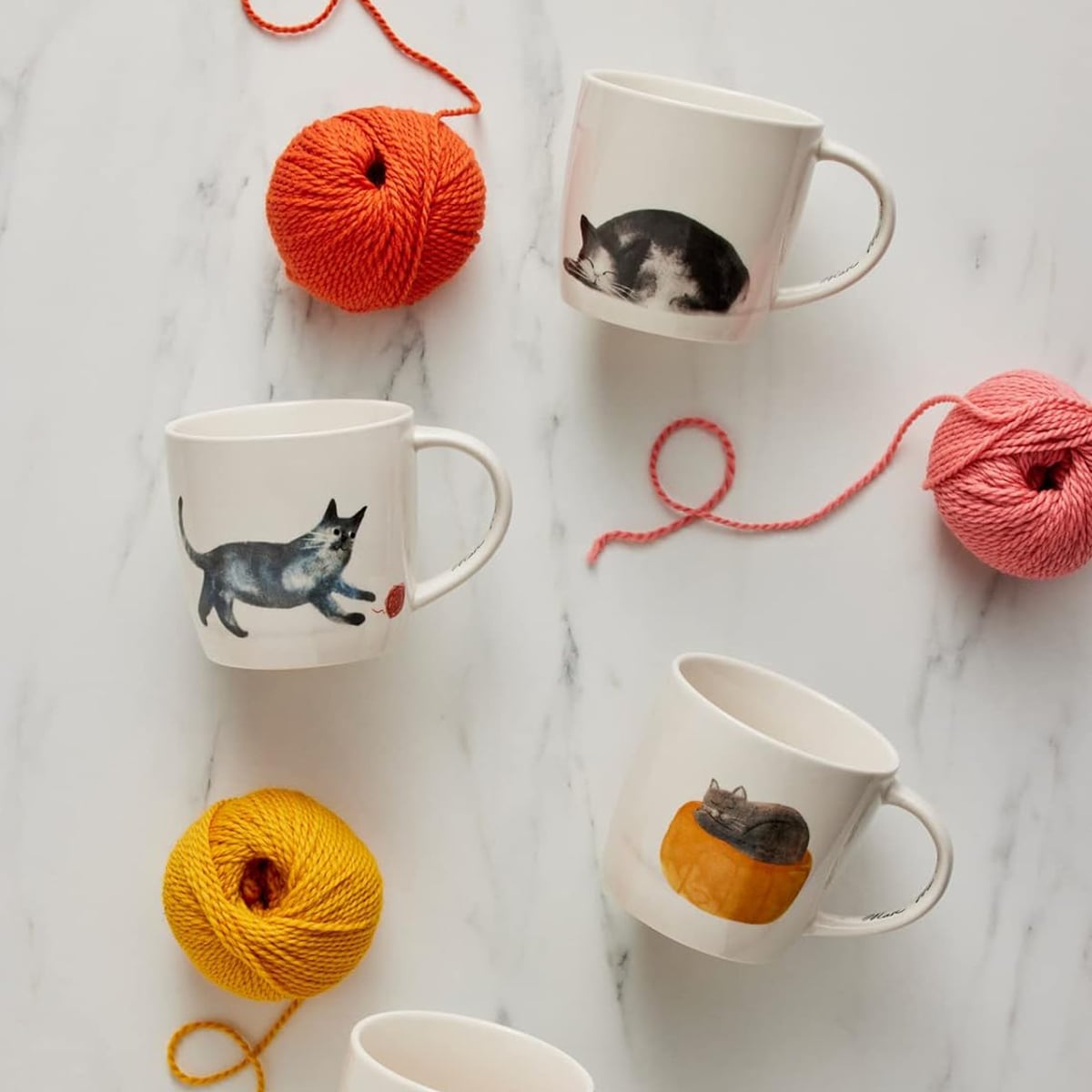 Maxwell & Williams Feline Friends Porcelain Mug With Cat Design 400 ML - Image 4