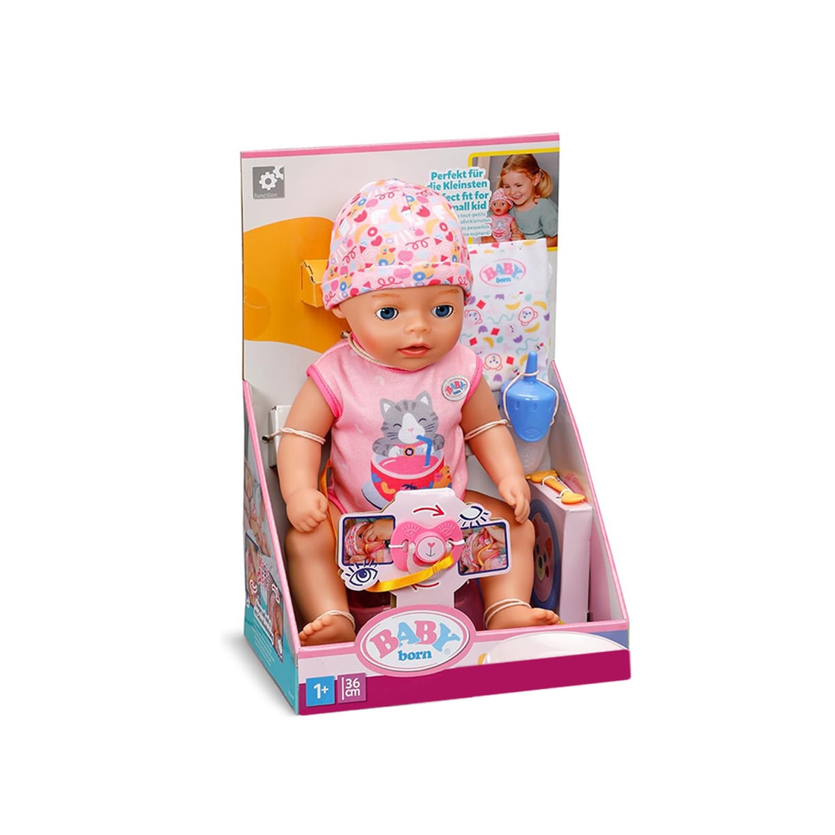 Zapf Creation Baby Born Lena Pink With Accessories 36 CM