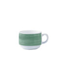 ჭიქა სახელურით 190 მლ Brush Dark Green Arcopal
