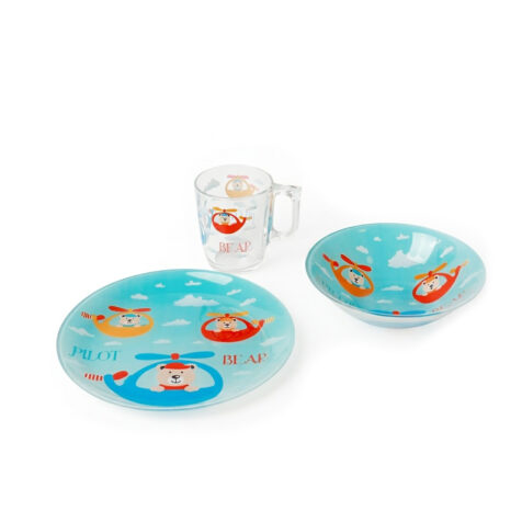 Luminarc Little Flyers Children's Tableware Set 1x3