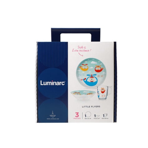 საბავშვო ჭურჭლის ნაკრები 1×3 Little Flyers Luminarc